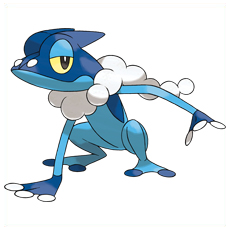 Artwork Frogadier Ken Sugimori