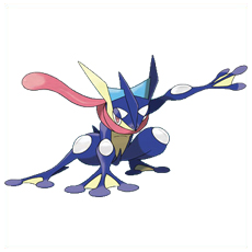 Artwork Greninja Ken Sugimori