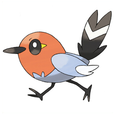 Artwork Fletchling Ken Sugimori