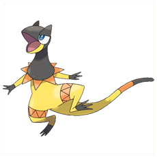 Artwork Heliolisk Ken Sugimori