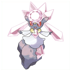 Artwork Diancie Ken Sugimori