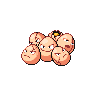 Sprite Exeggcute Blanco Negro
