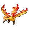 Sprite Moltres Blanco Negro