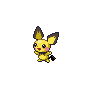 Sprite Pichu Blanco Negro