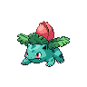 Sprite Ivysaur Blanco Negro