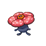 Sprite Vileplume Blanco Negro