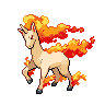 Sprite Rapidash Blanco Negro