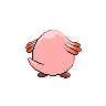 Sprite Chansey Blanco Negro