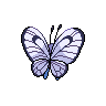 Sprite Butterfree Blanco Negro