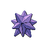 Sprite Starmie Blanco Negro