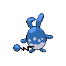 Sprite Azumarill Blanco Negro