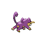 Sprite Rattata Blanco Negro