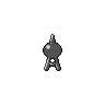 Sprite Unown Blanco Negro