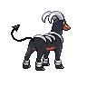 Sprite Houndoom Blanco Negro