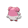 Sprite Blissey Blanco Negro