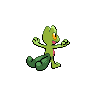 Sprite Treecko Blanco Negro