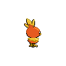 Sprite Torchic Blanco Negro
