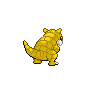 Sprite Sandshrew Blanco Negro