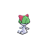 Sprite Ralts Blanco Negro