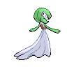 Sprite Gardevoir Blanco Negro