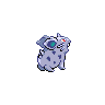 Sprite Nidoran♀ Blanco Negro