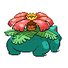 Sprite Venusaur Blanco Negro