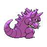 Sprite Nidoking Blanco Negro