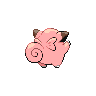 Sprite Clefairy Blanco Negro