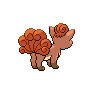 Sprite Vulpix Blanco Negro