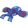 Sprite Kyogre Blanco Negro