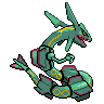 Sprite Rayquaza Blanco Negro