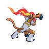 Sprite Infernape Blanco Negro