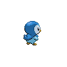 Sprite Piplup Blanco Negro