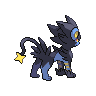 Sprite Luxray Blanco Negro