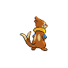 Sprite Buizel Blanco Negro