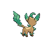 Sprite Leafeon Blanco Negro