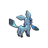 Sprite Glaceon Blanco Negro