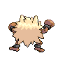 Sprite Primeape Blanco Negro