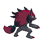 Sprite Zoroark Blanco Negro