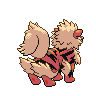 Sprite Arcanine Blanco Negro