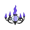 Sprite Chandelure Blanco Negro