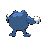 Sprite Poliwrath Blanco Negro