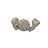 Sprite Geodude Blanco Negro