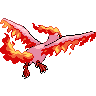 Sprite Moltres Blanco Negro