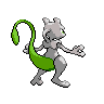 Sprite Mewtwo Blanco Negro