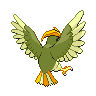 Sprite Pidgeotto Blanco Negro