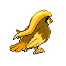 Sprite Pidgeot Blanco Negro