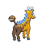Sprite Girafarig Blanco Negro