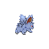 Sprite Nidoran♂ Blanco Negro