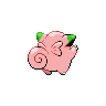 Sprite Clefairy Blanco Negro